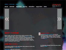 Tablet Screenshot of moceandance.com
